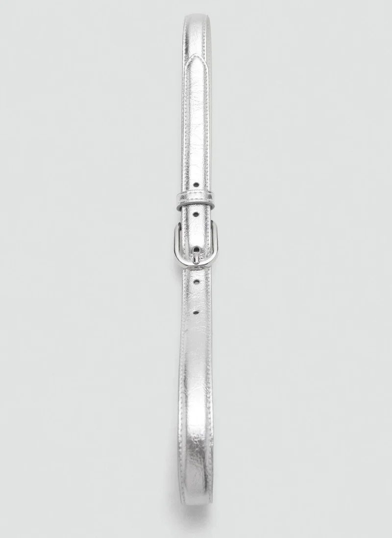 مانجو Metal buckle belt